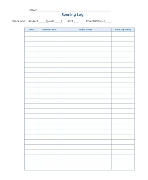 Printable Mileage Tracker