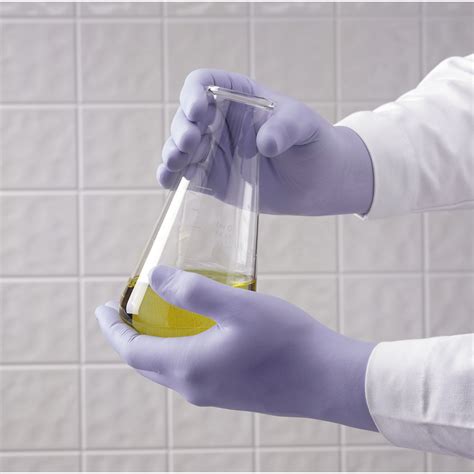 SHOWA Nitri-Care Gloves, Small, Nitrile, 4-mil, Powder-Free, Blue