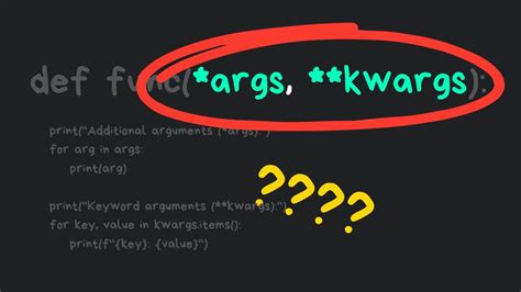 How To Use Args And Kwargs In 2 Minutes YouTube