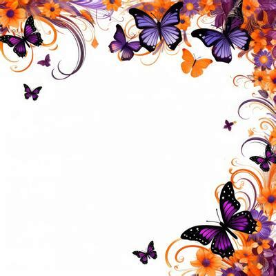 Butterfly Border Stock Photos, Images and Backgrounds for Free Download