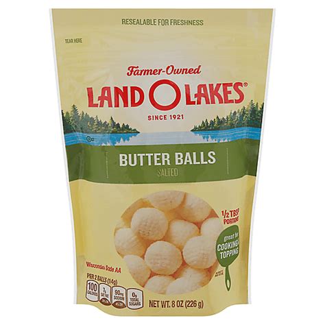 Land O Lakes Oz Salted Butter Balls Butter Margarine Foodtown