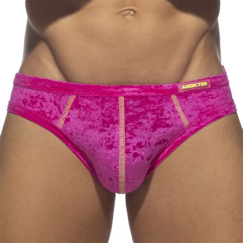 Addicted Velvet Shady Bikini Briefs Fuchsia Inderwear