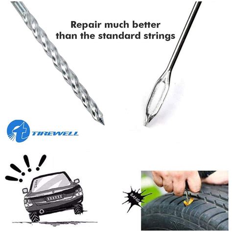 Tirewell Tw In Universal Tubeless Tyre Puncture Repair Kit