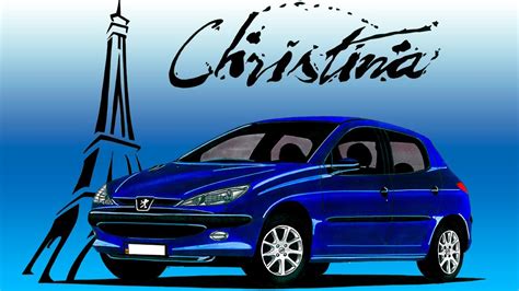 Как нарисовать Пежо 206 How To Draw Peugeot 206 Realistic Car