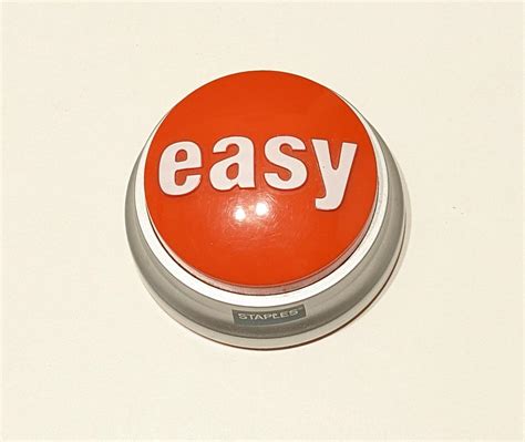 THAT was easy! Staples "easy" button. : r/nostalgia