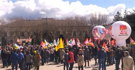 Haute Loire R Forme Des Retraites Manifestants Selon La