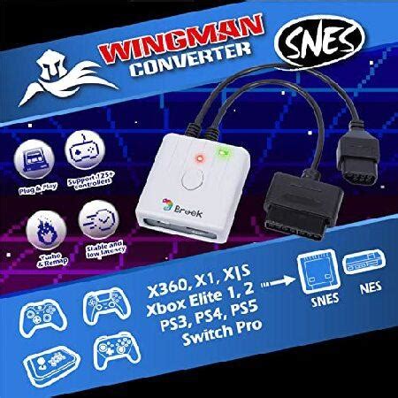 Mcbazel Brook Wingman Snes Super Converter For Ps Ps Ps Xbox