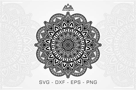 Zentangle Mandala Svg Design By Agsdesign Thehungryjpeg