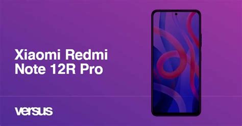 Xiaomi Redmi Note 12r Pro Análisis 249 Características Detalladas