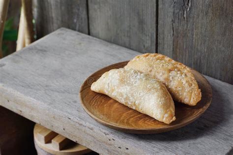 Traditional Curry Puff Or Malay People Called Karipap Stock Image