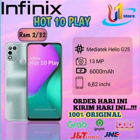 Jual Infinix HOT 10 PLAY Shopee Indonesia