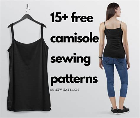 15 FREE Camisole Sewing Patterns So Sew Easy Easy Sewing Dress