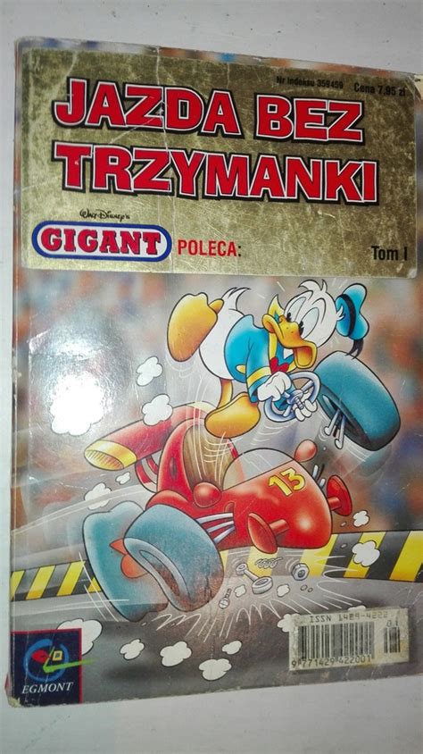 JAZDA BEZ TRZYMANKI Komiks Gigant KACZOR DONALD 1 8794389198