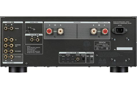 Denon Anniversary Edition PMA-A110 Integrated Amplifier Review and Specs