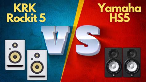 Yamaha HS5 Vs KRK Rockit 5 Which Studio Monitor Is Best