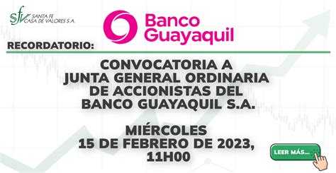 Convocatoria A Junta General Ordinaria De Accionistas Del Banco