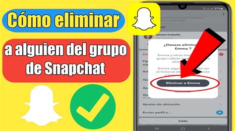 Cómo eliminar a alguien del grupo de Snapchat 2023 Eliminar