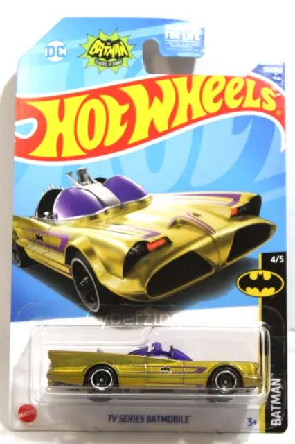 Voiture Moul E Sous Pression Hot Wheels S Rie Tv Batmobile Or Neuve Eur Picclick Fr