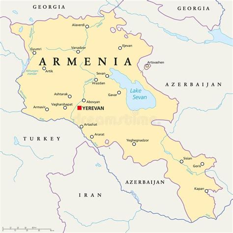 Armenia Political Map