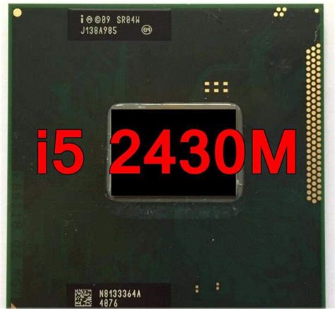 Amazon.com : Lntel Core I5 2430M SR04W CPU (3M Cache/2.40GHz/Dual-Core ...