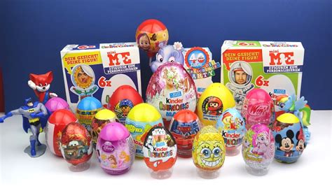 Hey Guys Today Im Opening 35 Surprise Eggs As Well As Kinder Surprise