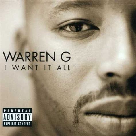 Warren G I Want It All Cd Jpc