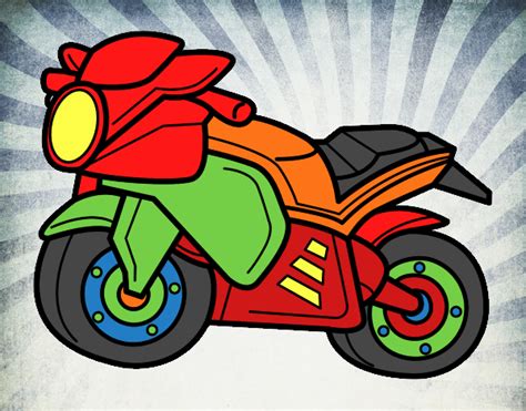 Dibujo De Moto Deportiva Pintado Por En Dibujos Net El D A A