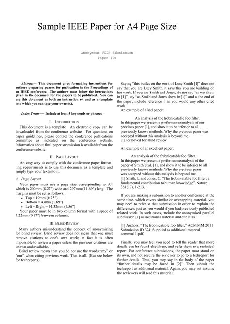 Ieee paper format doc - horlonestar