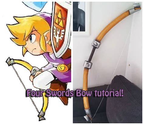 Cosplay Bow Tutorial – How I made my Violet Link bow from Four Swords ...