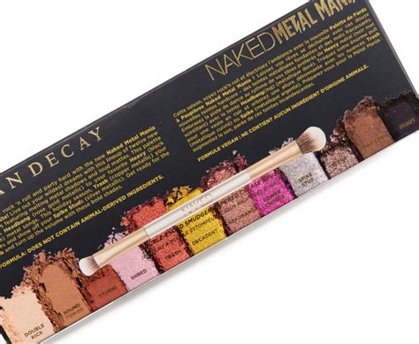 Urban Decay Naked Metal Mania Eyeshadow Palette Review Swatches Fre