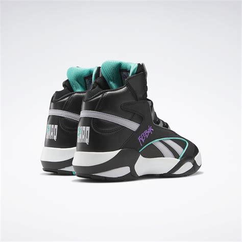 Shaq Attaq Shoes in Core Black / Pure Grey 8 / Cloud White | Reebok ...