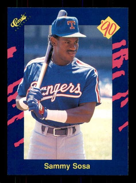 1990 Sammy Sosa Rookie Card Printable Cards