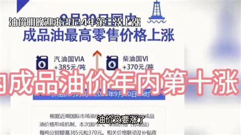 油价明晚迎来2024年第三次上涨 财经视频 搜狐视频