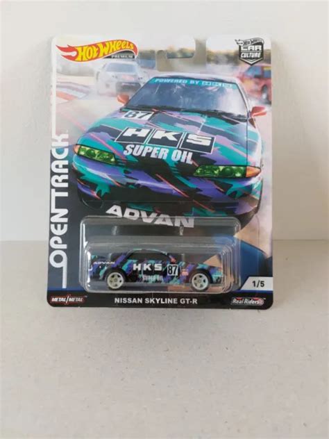 Hot Wheels Open Track Nissan Skyline R Hks Gtr Gt R Premium Car Culture Picclick Uk