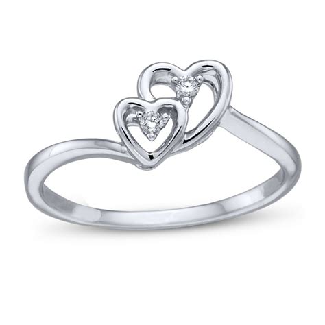 Cupids Engagement Ring Picture For Valentines Day Two Hearts Ring