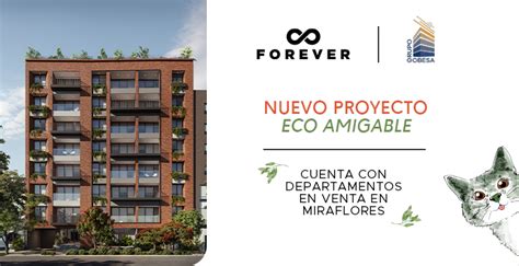 Nuevo Proyecto Eco Amigable Forever Cuenta Con Departamentos En Venta