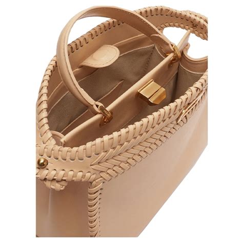Bolsa Tote Couro Grande Tran Ada Arezzo Nude