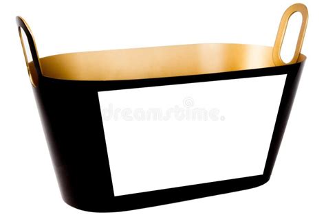 Mockup Negro Y Oro Champagne Cubo De Oro Vac O Con Blanco Etiqueta De