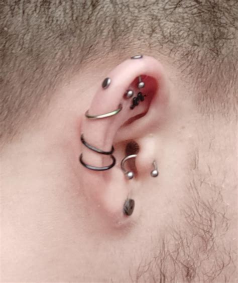 New Double Vertical Helix Piercings Rpiercing