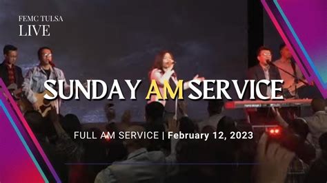 Sunday Morning Service February 12 2023 Youtube