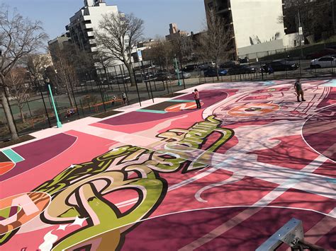 Askew Basketball Court Mural - Your Custom Mural Specialists