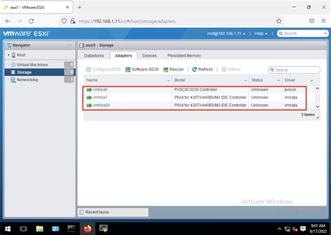 Vmware Vsphere Vsphere Host Client Esxi Esxi Host