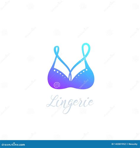 Bra Lingerie Logo Vector Icon Stock Vector Illustration Of Luxury