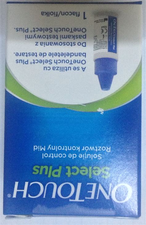 One Touch Select Plus Solutie control