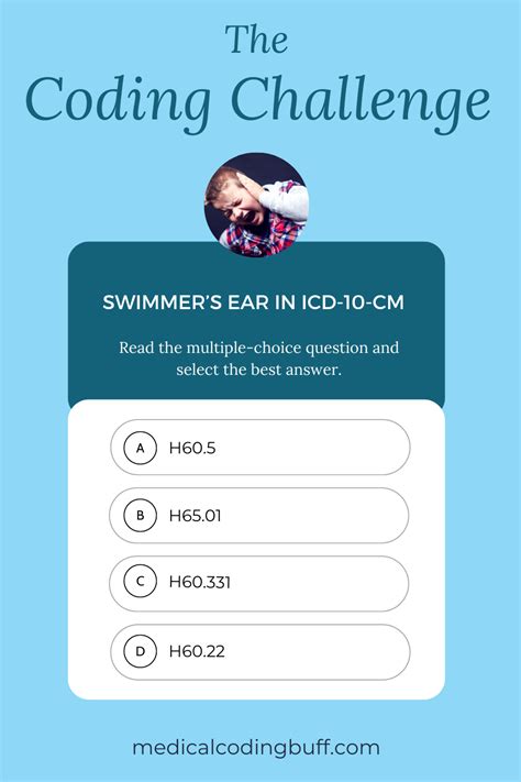 Free Icd 10 Cm Coding Challenge Swimmer S Ear Artofit