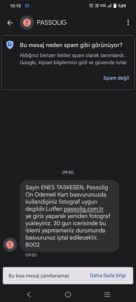 Passolig Kart Uygunsuz Profil Fotoğrafı Şikayetvar