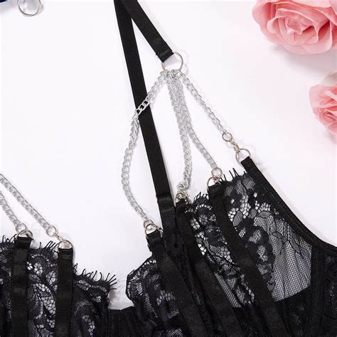 Sexy Lingerie Set With Metal Chain Besharam Pk