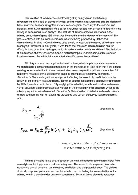 SOLUTION: Nikolsky equation and its application in ises - Studypool