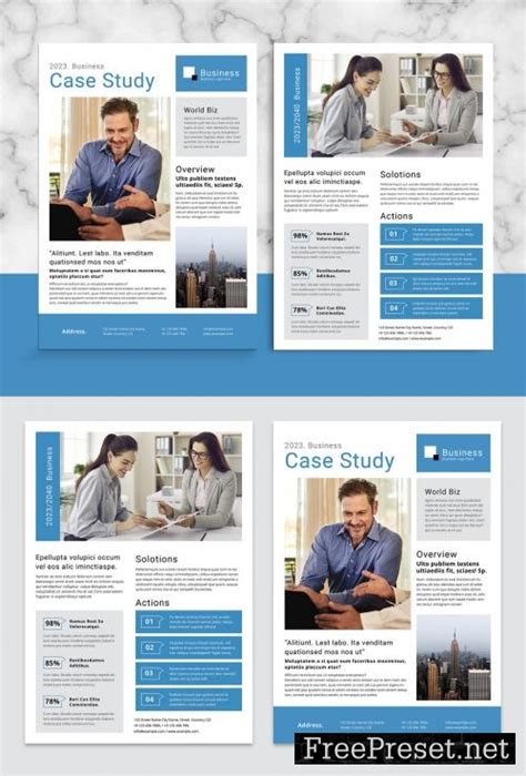 Adobe Stock Business Case Study Layout