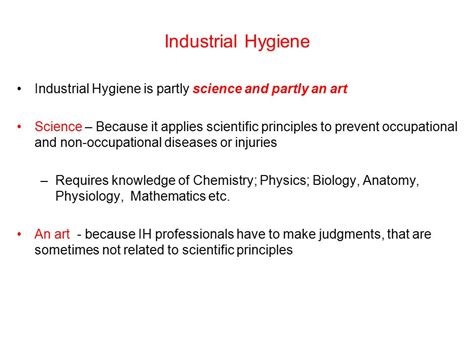 Oshe Industrial Hygiene Toxicology Dr Ephraim Massawe